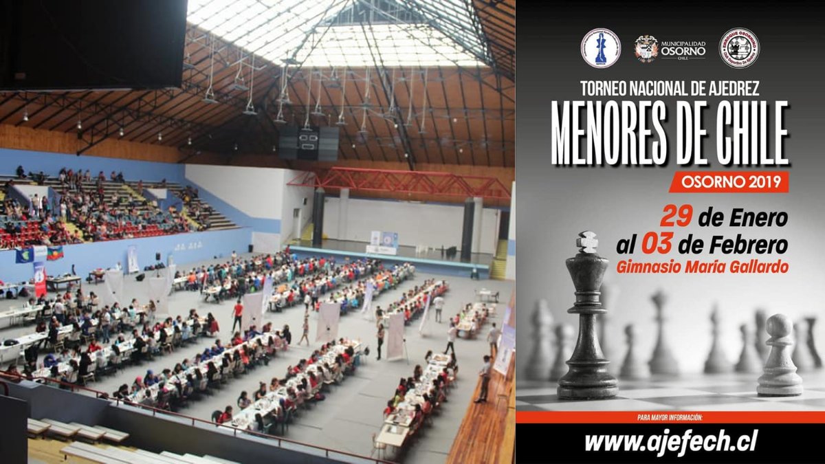 Osorno fue sede del Torneo Nacional de Ajedrez de Menores 2019